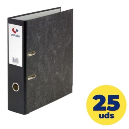 Grafoplas Ecoclasic Caja de Archivadores A4 Negro Grafoplas Ecoclasic Caja de Archivadores A4 Negro